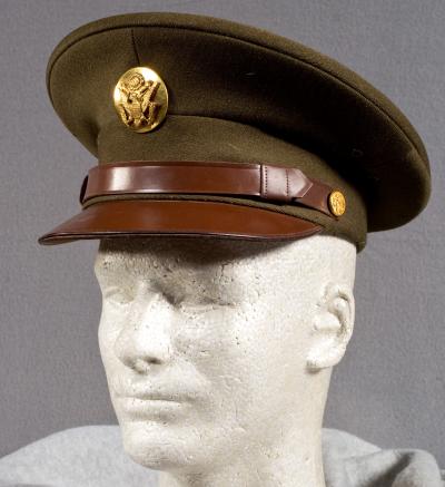 WWII Army Enlisted Visor Cap Hat