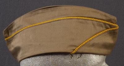 WWII Khaki Cavalry Garrison Cap Size 7