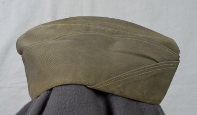 WWII USN Navy Grey Garrison Cap