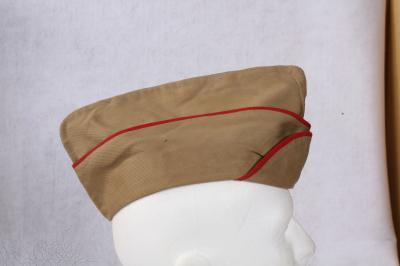 WWII Khaki Artillery Garrison Cap 7 1/8