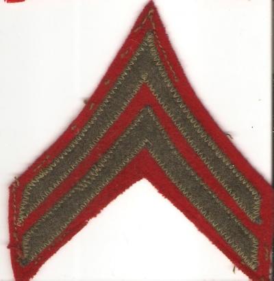 WWII USMC Marine Corporal Rank Patch