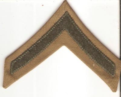 WWII USMC Marine Private Rank Patch