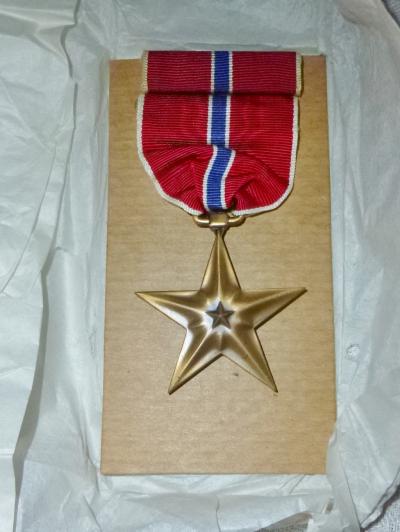 WWII Bronze Star Medal Boxed