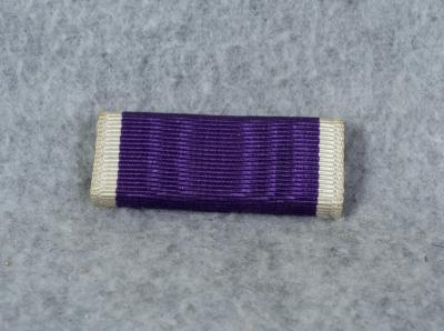 WWII USN USMC Purple Heart Ribbon Hilborn Hamburg