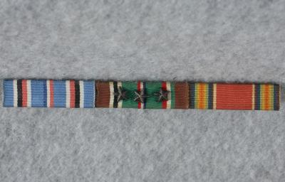 WWII Ribbon Bar 3 Place ETO