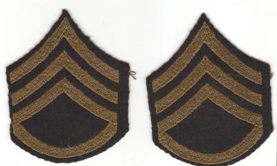 WWII Army Staff Sergeant Chevrons