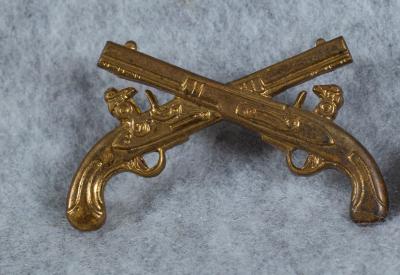 WWII MP Officers Collar Insignia Pin