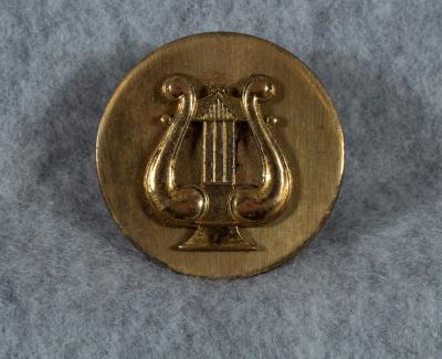 WWII Musician Collar Disk Screwback