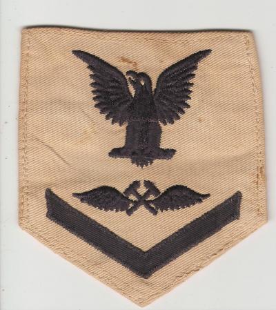 WWII USN 3rd Class PO Aviation Metalsmith