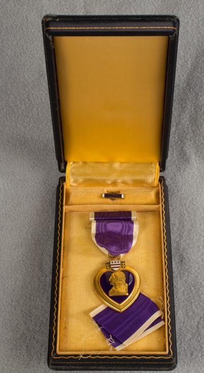 WWII Purple Heart Medal Cased