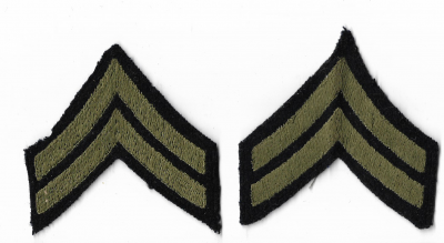WWII Army Corporal Rank Set