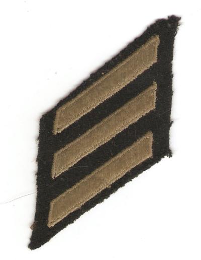 WWII Army Service Stripes Row of 3