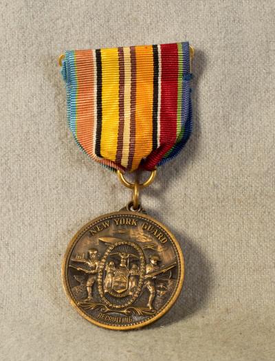 New York National Guard Recruiting Medal 
