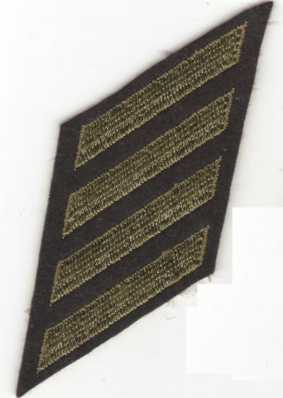 WWII Army Service Stripes Row of 4