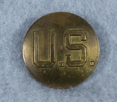 WWII US Collar Disc Insignia Pin Variant