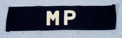 WWII era US Army MP Armband Brassard