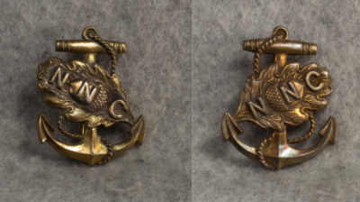 WWII NNC Navy Nurse Corps Officer Insignia Pair