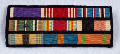 WWII Era Ribbon Rack 9 Place