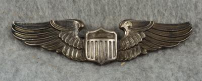WWII USAC Pilot Wing Pre-War Amico Hallmark AAF