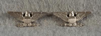 WWII Luxenberg Colonel Insignia Matched Pair