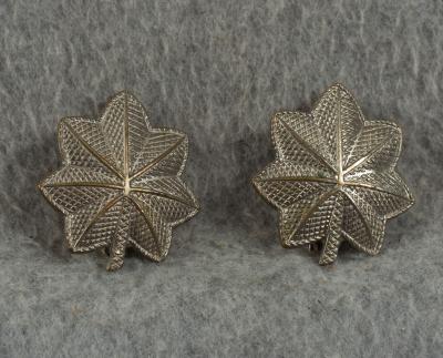 WWII era Lt. Colonel Rank Insignia Pins Pair