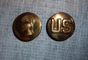 WWII WAC Collar Brass Set