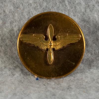 WWII AAF Collar Disc Screw Back