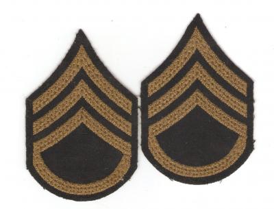 WWII Army Staff Sergeant Chevrons