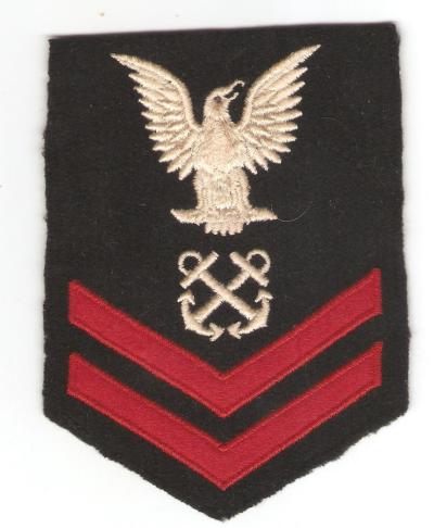 WWII USN Boatswains Mate 2nd CPO Rate Patch 1939