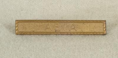 WWII Asia Occupation Medal Bar