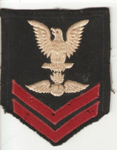 WWII USN Aviation Ordnanceman PO2 Rate Patch