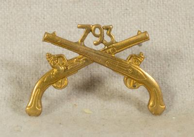 WWII era 793rd MP Military Police Insignia Pin