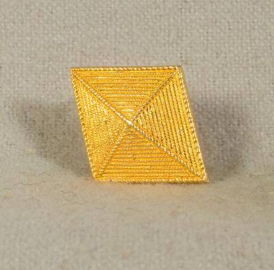 WWII era Finance Collar Insignia Single