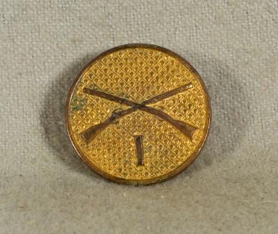 Infantry I Company Collar Disc 1930's