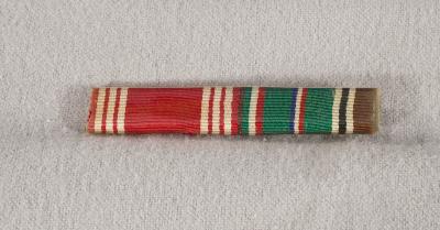 WWII Army Ribbon Bar 2 Place British Theater Made