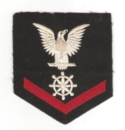 WWII Navy USN PO3 Quartermaster Rate 1944