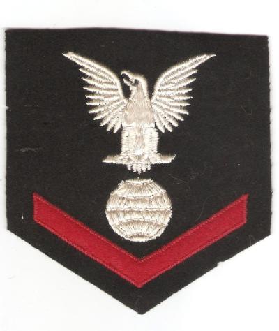 WWII USN Navy Electrician's Mate PO3 Rate 1943