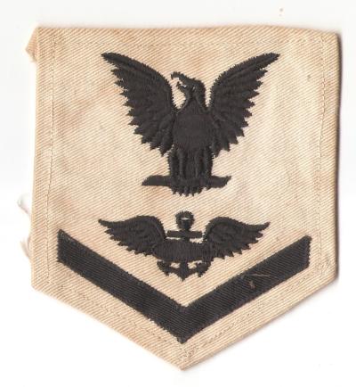 WWII USN Navy Airship Rigger PO3 Rate Patch