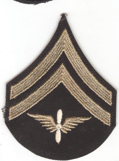 WWII Army Air Corps AAF Corporal Chevron