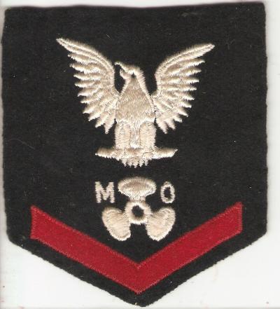 WWII USN Motor Machinist's Mate Navy PO3 Rate