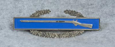 WWII CIB Sterling Combat Infantry Badge Frosted