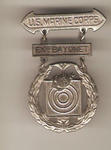 WWII USMC Marine Expert Bayonet Pin