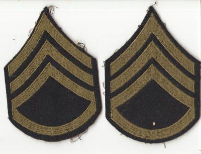 WWII Army Staff Sergeant Chevrons