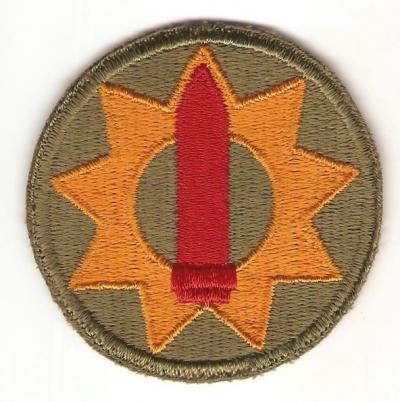 WWII 9th Coastal Artillery Patch