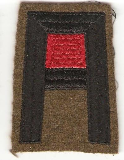 WWII Patch 1st Army Artillery Felt