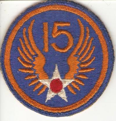 WWII 15th USAAF Army Air Force Patch
