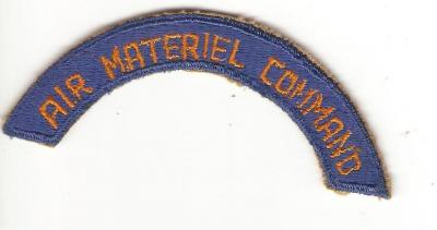 WWII USAAF Air Material Command Arch Patch
