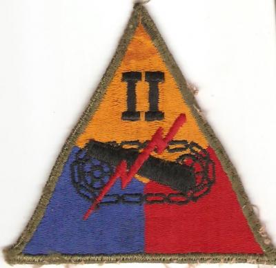 WWII 2nd Armored Corps Patch