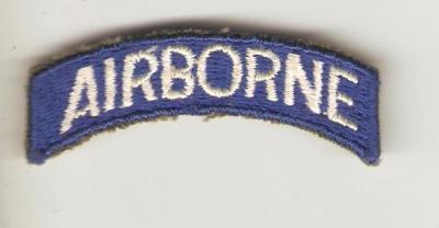 WWII Blue Airborne Division Patch Tab