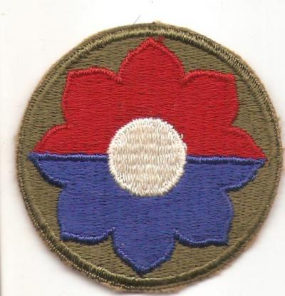 WWII 9th Infantry Division Patch